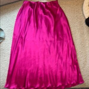 Nicole Miller Vibrant Pink Satin Garment